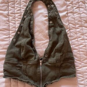 Olive Green Women's top